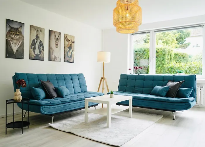 Апартаменты Rabenberg Duo- 12 Personen- 2 Baeder- 2 Kuechen- Parkplatz- Terrasse- Balkon Вольфсбург